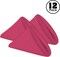 Set of 12 Fuchsia Cloth Napkins, 17×17 in, Soft & Washable with Hemmed Edges
